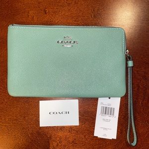 Coach Large Corner Zip Wristlet